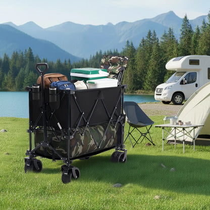Nuveura Outdoor Folding Double-Decker Wagon